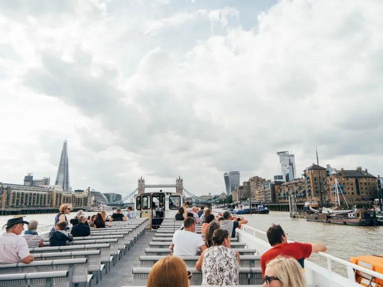 Thames Cruise Sightseeing River Red Rover Ticket for Two