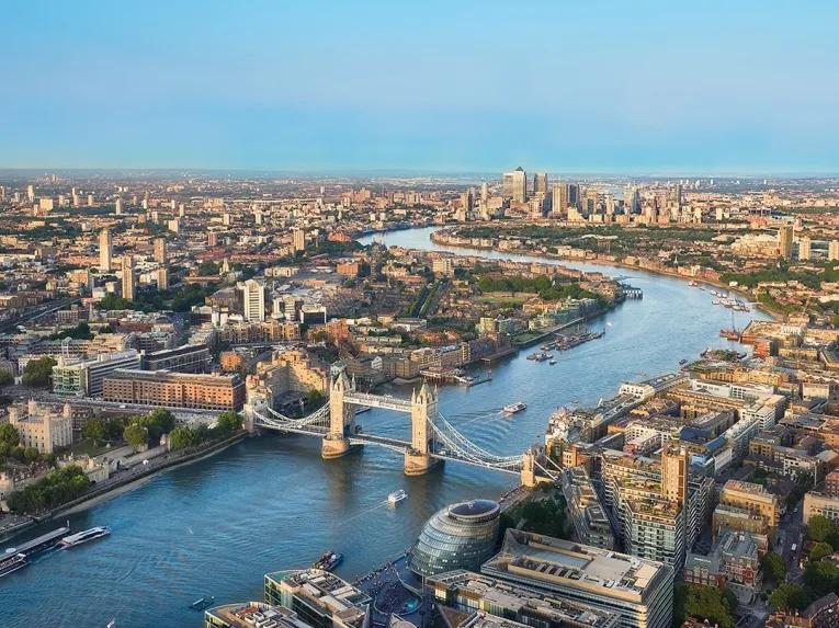 London The View from the Shard - by Day