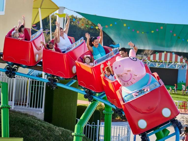 Daddy Pig's Roller Coaster at Peppa Pig Theme Park