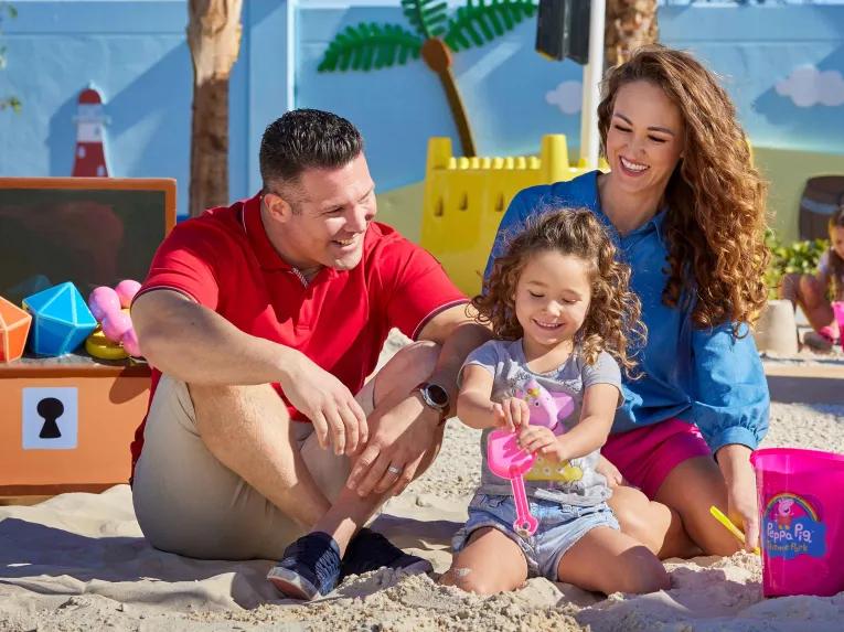 Pirate Island Sand Play at Peppa Pig Theme Park