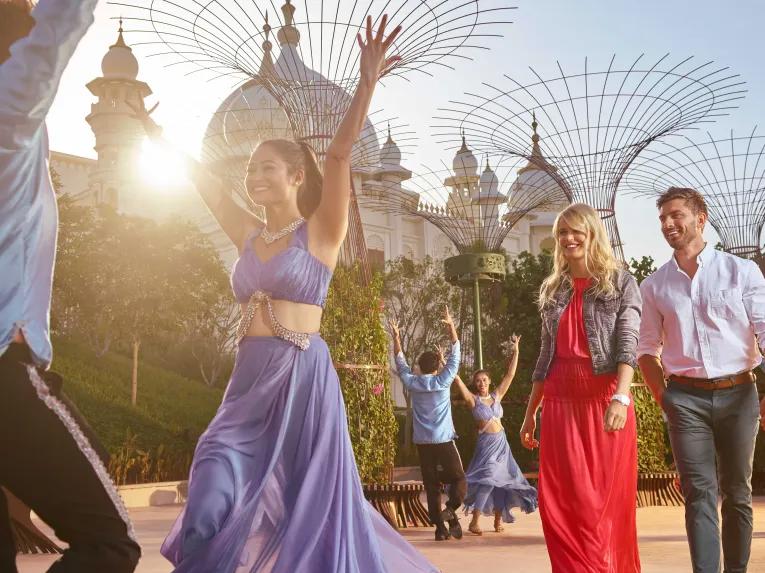 Dancers at BOLLYWOOD Parks Dubai