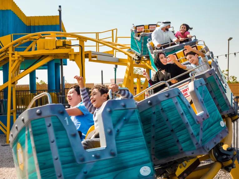 Taxi No. 1 ride at BOLLYWOOD PARKS Dubai