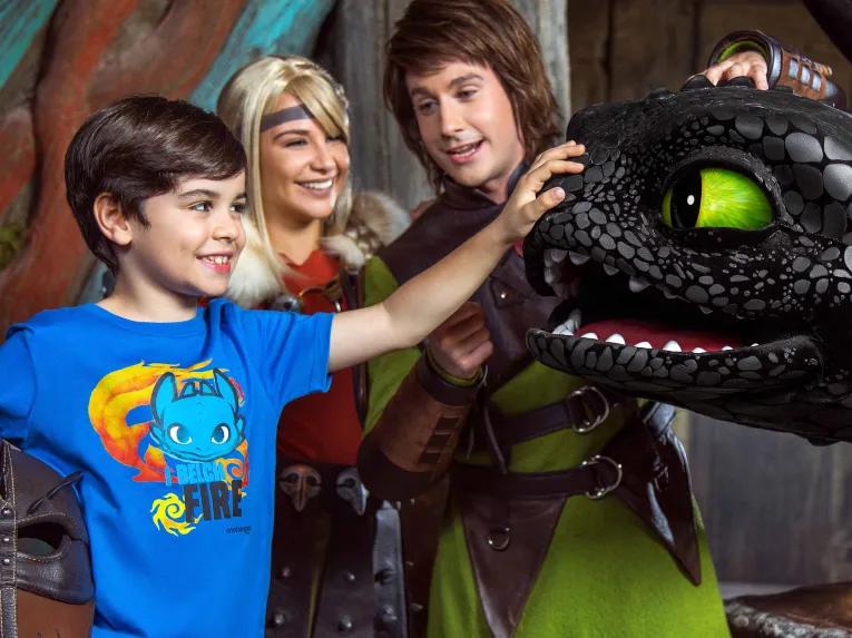 Meet Toothless at Motiongate Dubai