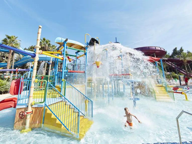 La Laguna De Woody child splash area at Costa Caribe Water Park, PortAventura World