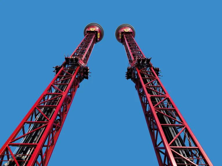 Thrill Towers at Ferrari Land in PortAventura World