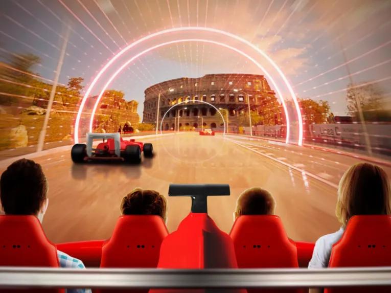 Racing Legends attraction at Ferrari Land