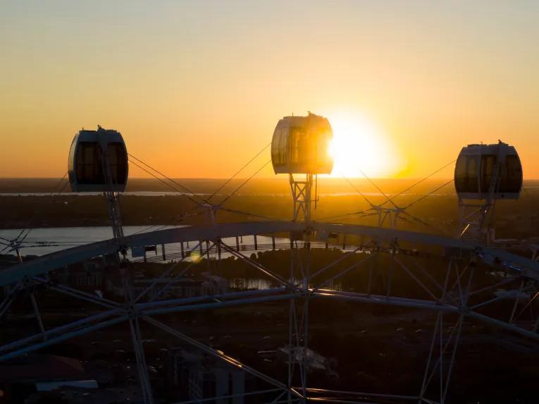 Icon Orlando Wheel at Sunset