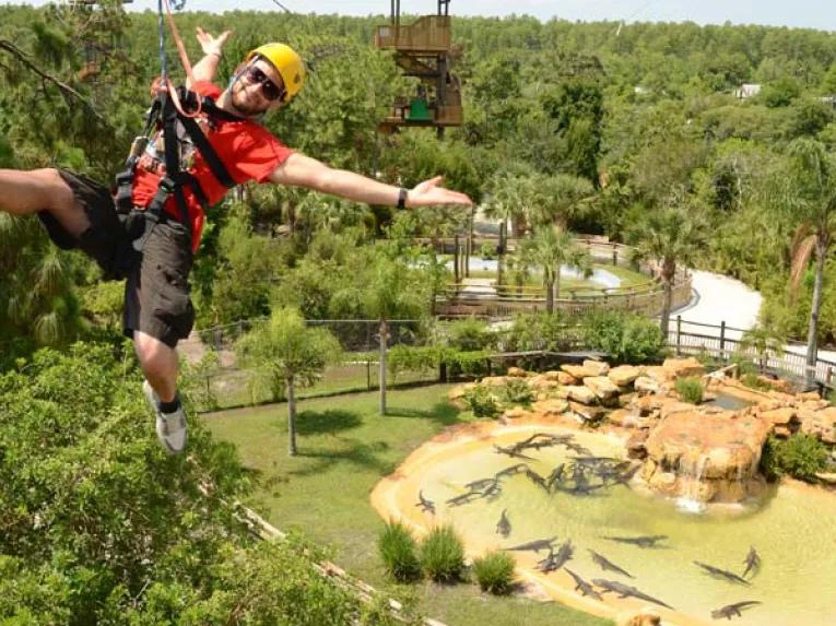 Gatorland Tickets with Zip Line: Skip Lines & See Gators!