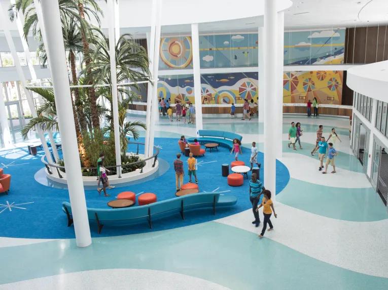 Lobby at Universal’s Cabana Bay Beach Resort