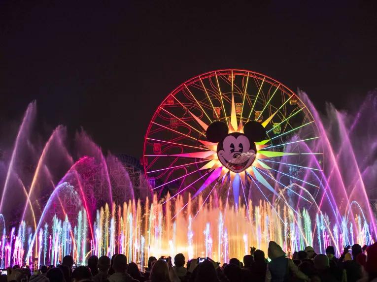 Paradise Pier at Night, Disney California Adventure Park