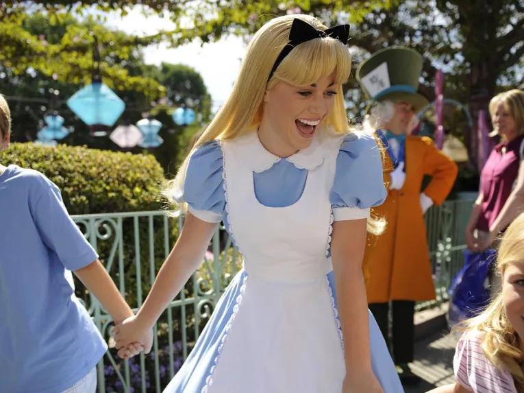 Guests at Disneyland Park in California