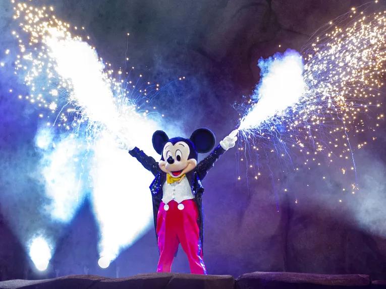 Mickey Mouse in Fantasmic at Disney's Hollywood Studios