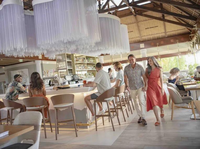 Couple in the Orchid Court Lounge, Loews Royal Pacific Resort