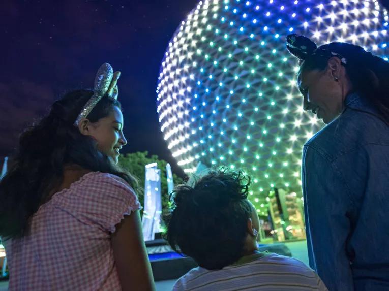 Guests at Epcot