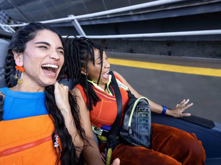 Guests on Test Track Presented by Chevrolet, EPCOT