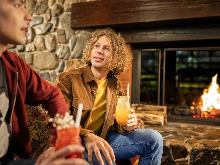 Guests at Disney Sequoia Lodge