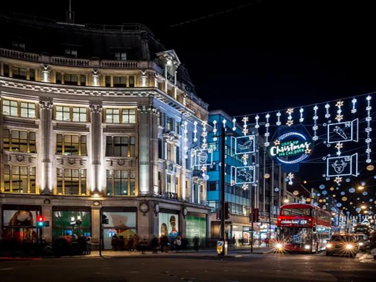 christmas street lights