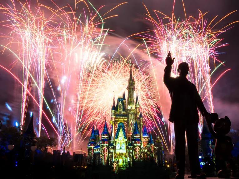 Fireworks at Disney After Hours Party at Magic Kingdom Park