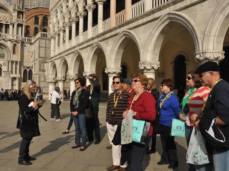 group-in-venice-square