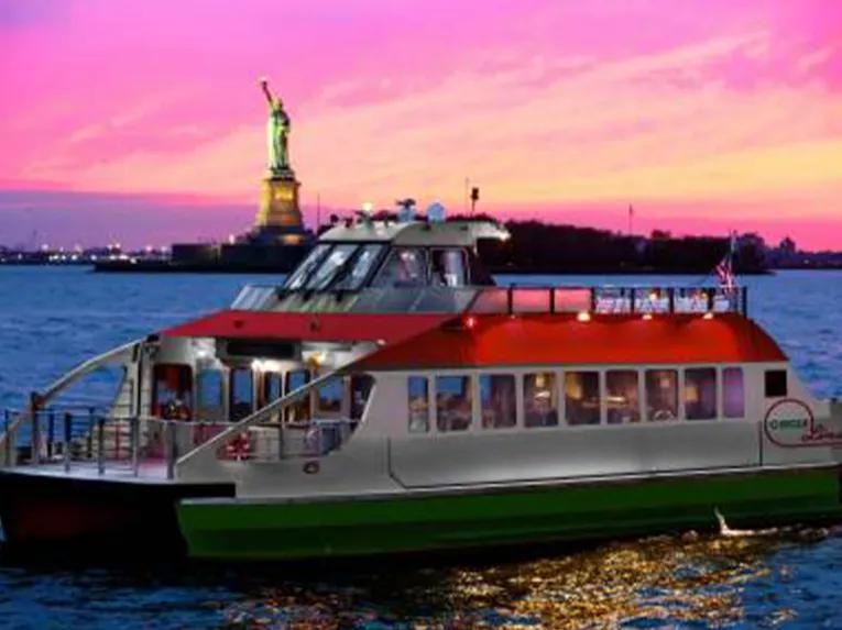 New York Statue of Liberty at Sunset Cruise