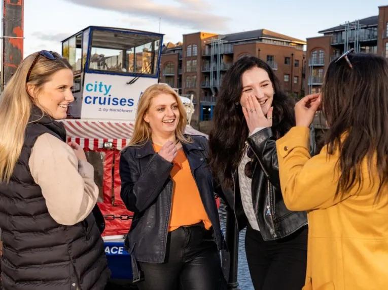 group-of-friends-at-dock