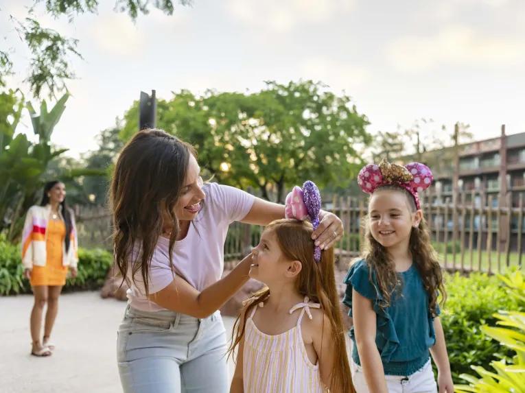 Guests at Disney's Animal Kingdom Lodge