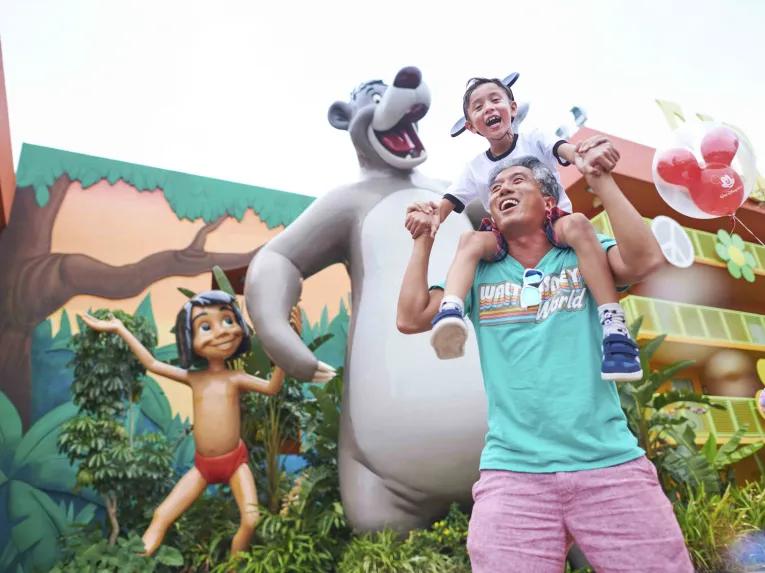 Family at Disney's Pop Century Resort