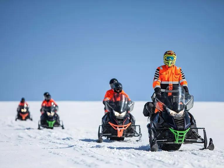 Snowmobiling
