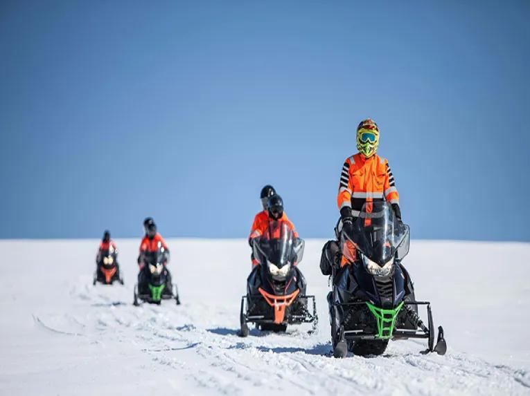 Snowmobiling