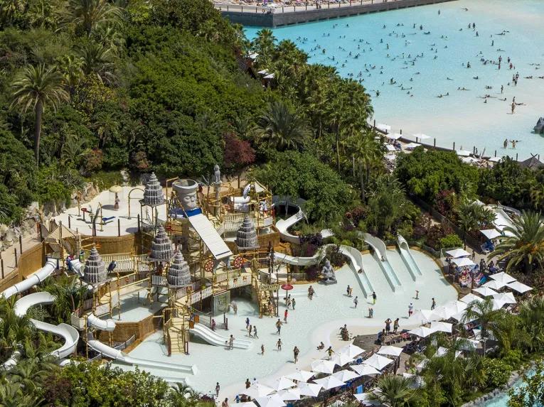 Aerial of Lost City Siam Park