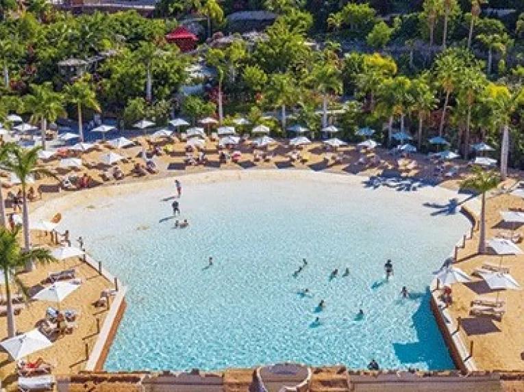 Swimming on Coco Beach