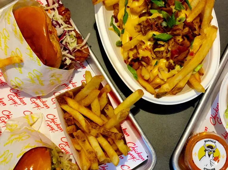 Food at Chicken Guy! Disney Springs