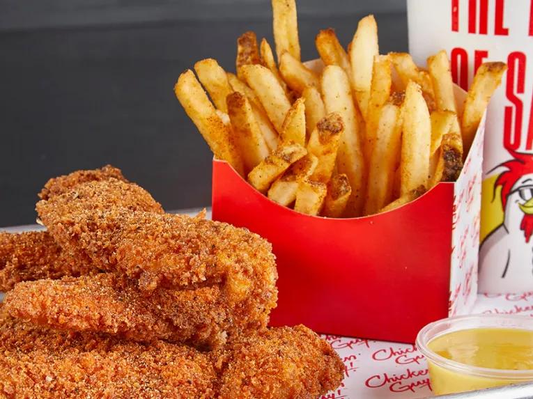 Food at Chicken Guy! Disney Springs