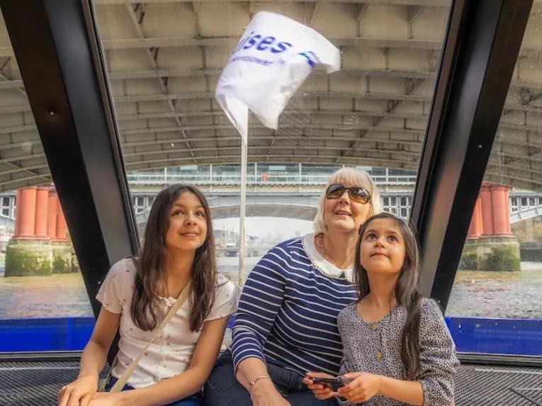 Travelling-under-a-bridge