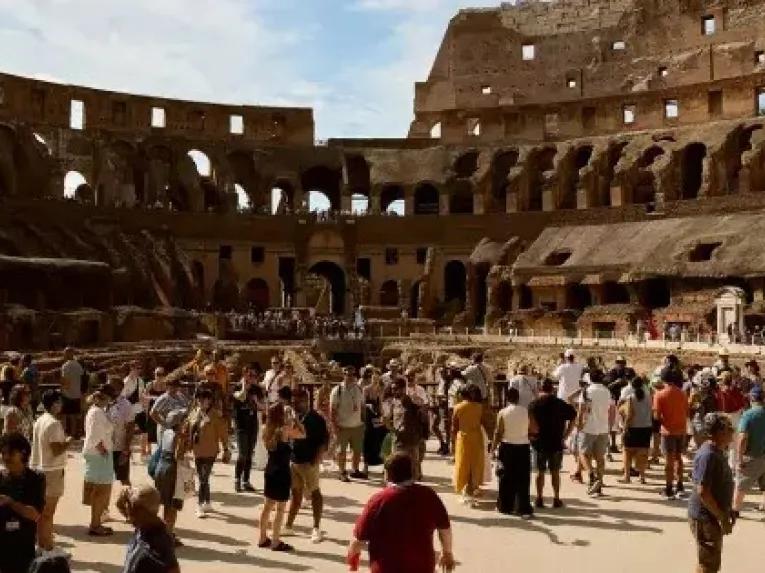Inside the Colosseum