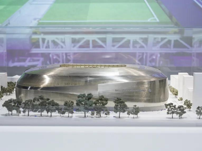 Model of stadium