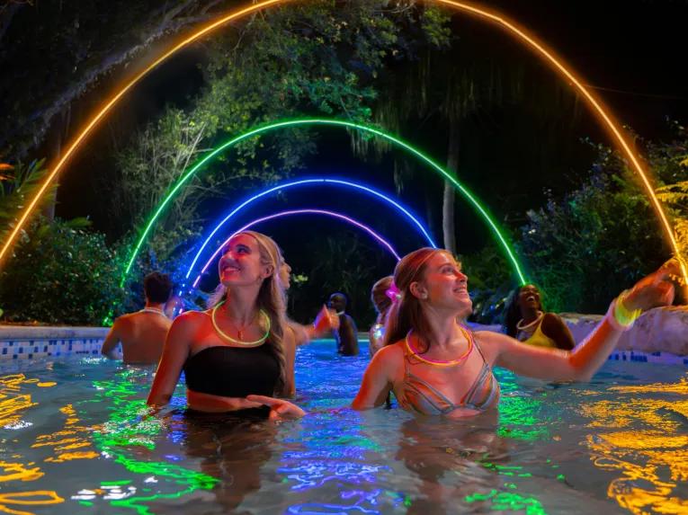 pool party at AQuaGlow