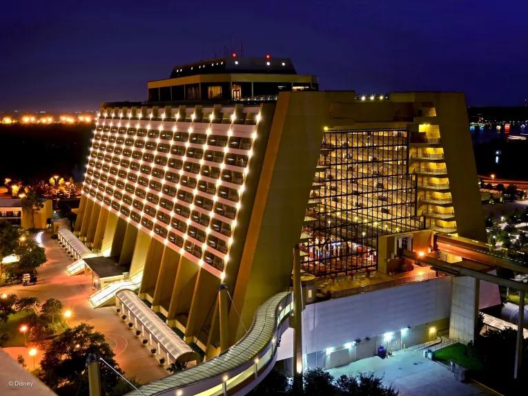 Evening at Contemporary Resort 