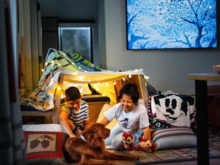 Kids in Cabin at Fort Wilderness