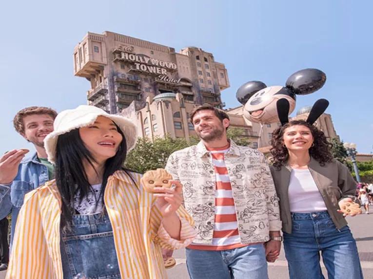 Friends at Hollywood Tower