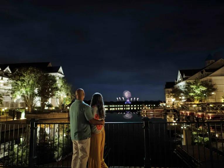 Nighttime Fireworks View - Grand Floridian Resort