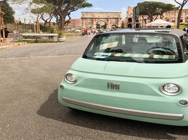 E-car from the front