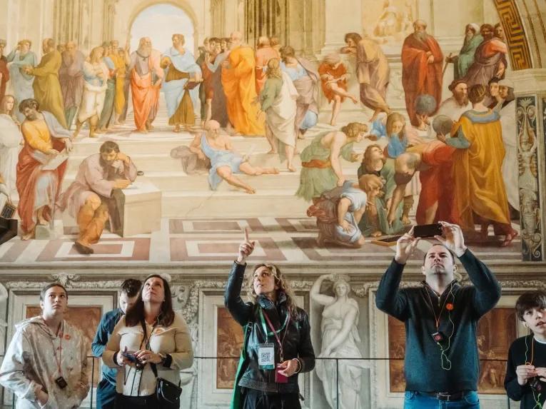 Alone in the Vatican Museum