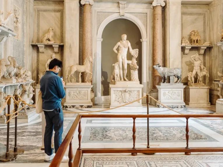 Alone in the Vatican Museum