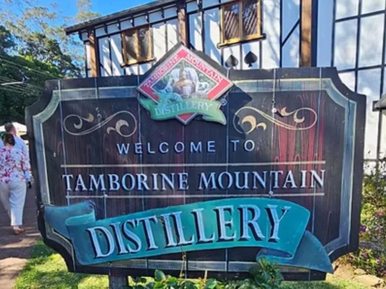 Tamborine Mountain Distillery sign 