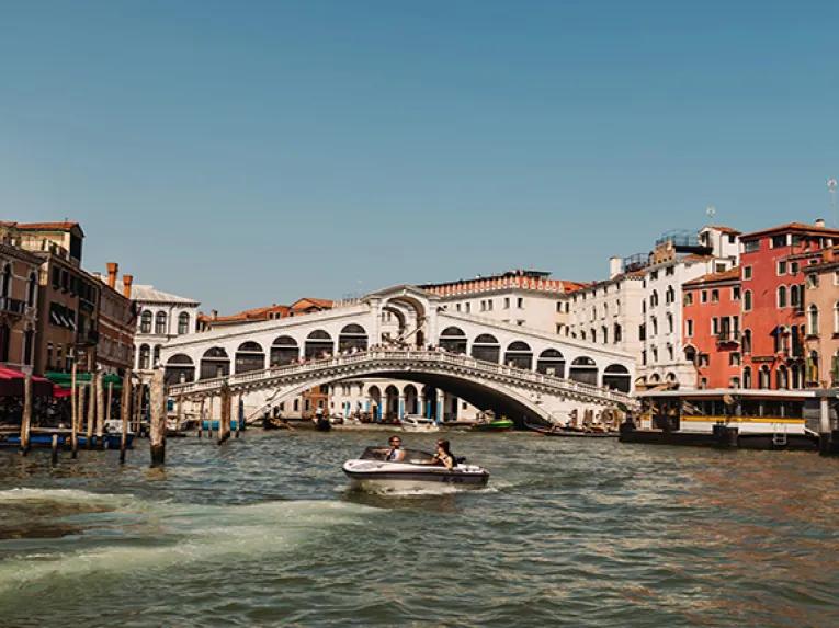 Rialto Bridge from Venice Canal