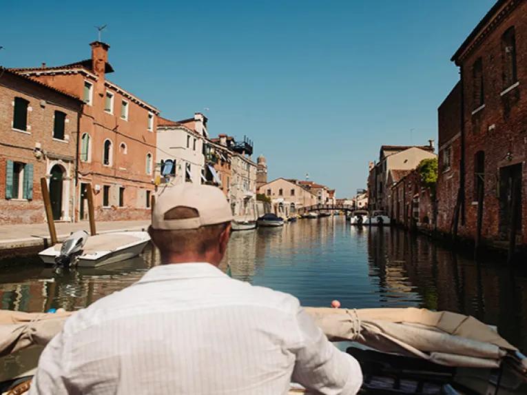 Sailing on the Venice Canal