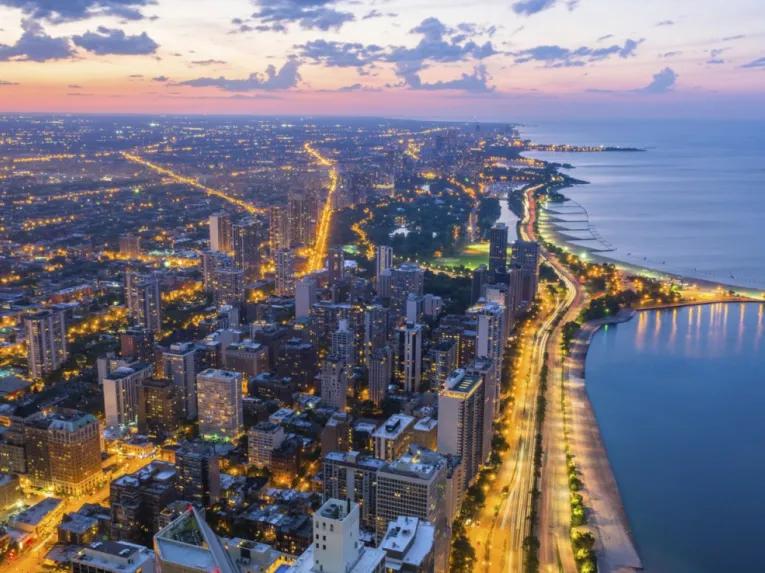 View from 360 Chicago