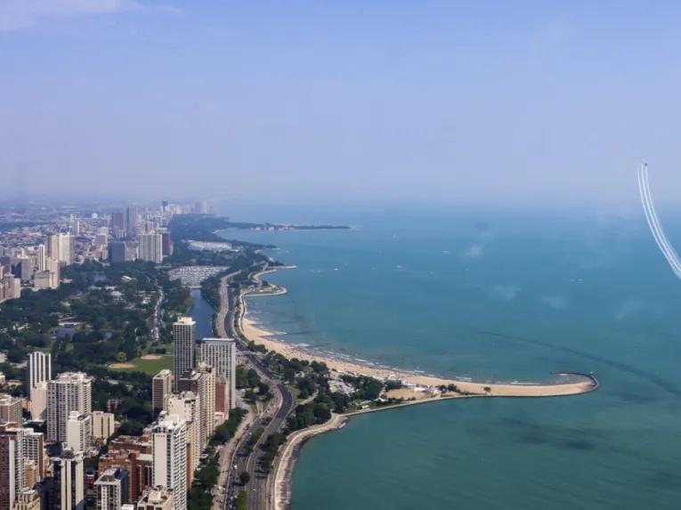 View from 360 Chicago