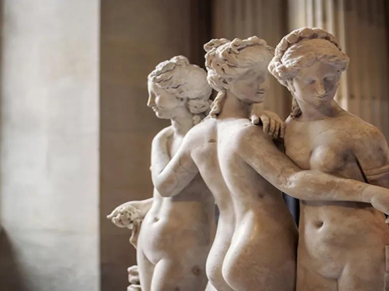 Marble statues